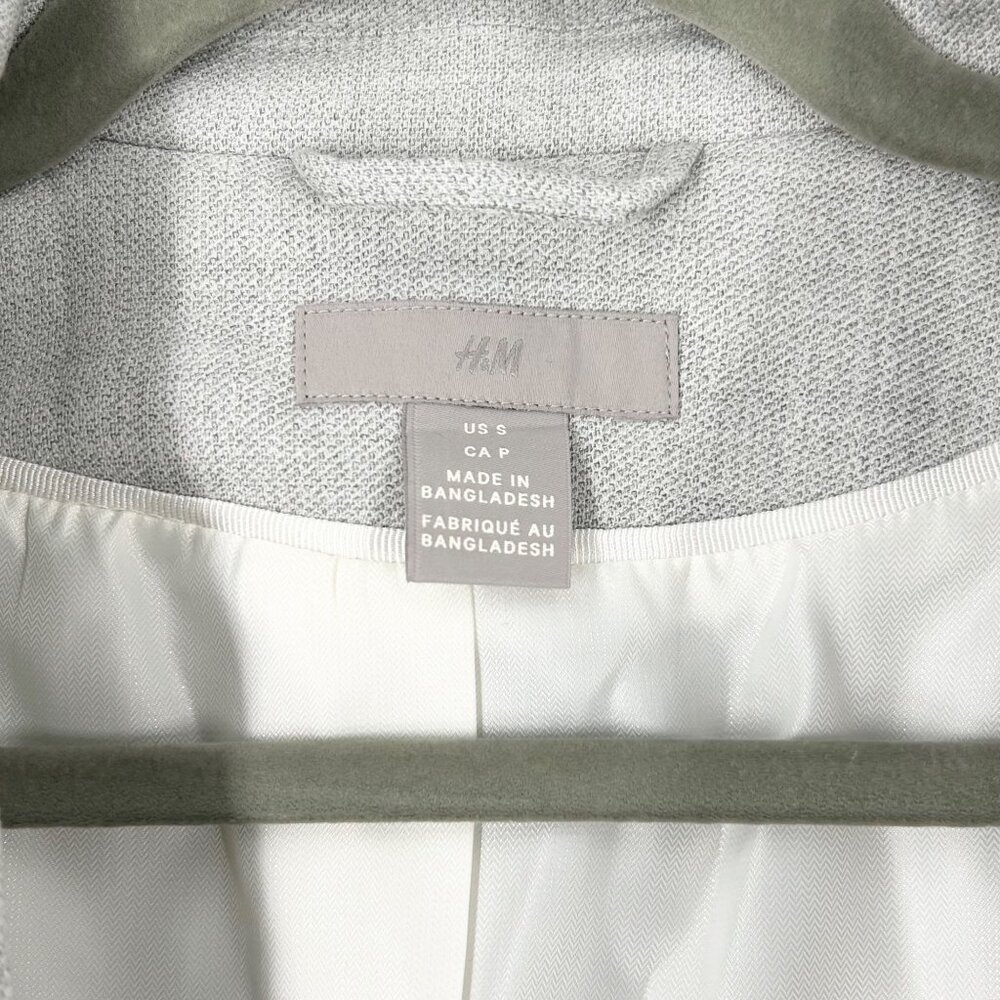 H&M Gray One Button Blazer - Picture 3 of 4